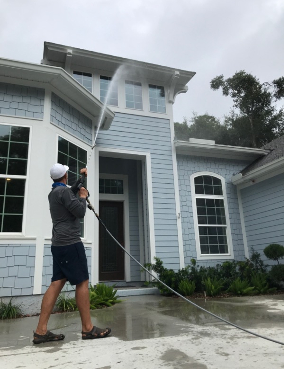 Pressure washing bg