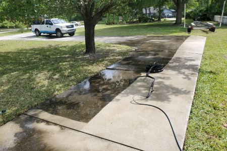 Driveway cleaning