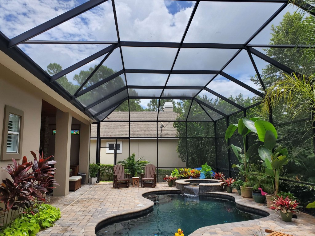 Screened Enclosure Washing