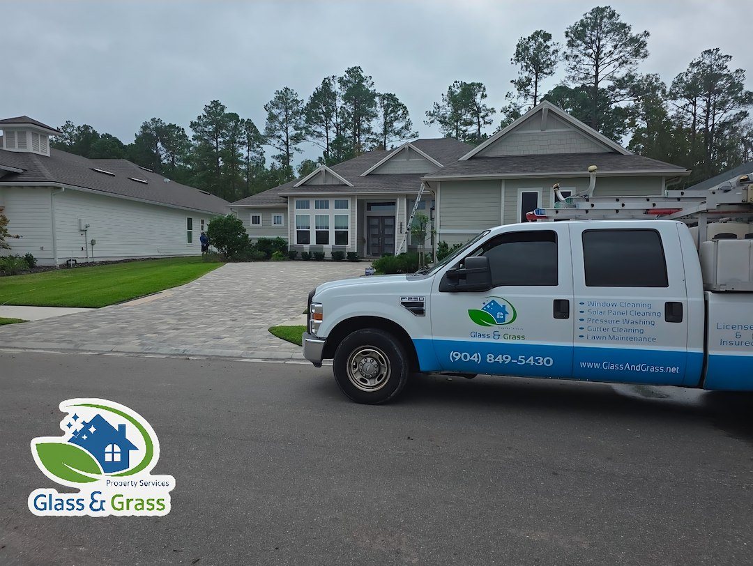 Fall House Washing, Window Cleaning, and Gutter Clean Out in Amelia National, Fernandina Beach, Florida