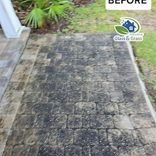 Fall-Paver-Driveway-Clean-Up-for-a-Home-off-Blackrock-in-Yulee-Florida 5