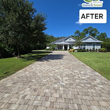 Fall-Paver-Driveway-Clean-Up-for-a-Home-off-Blackrock-in-Yulee-Florida 0