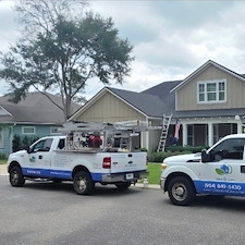 Paver Sealing, House Washing & Window Cleaning for a beautiful home in Watermans Bluff, Yulee Florida 