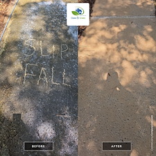 Pressure washing sidewalks for thr north Hampton Home Owners Association 