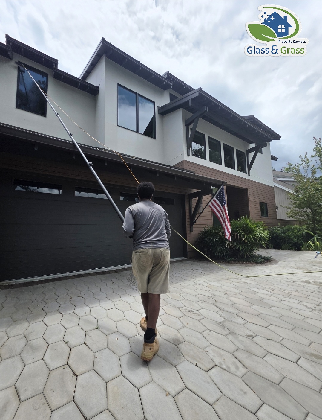 Professional Summer Window Cleaning Completed at a Home in Omni Amelia Island Plantation, Amelia Island, Florida