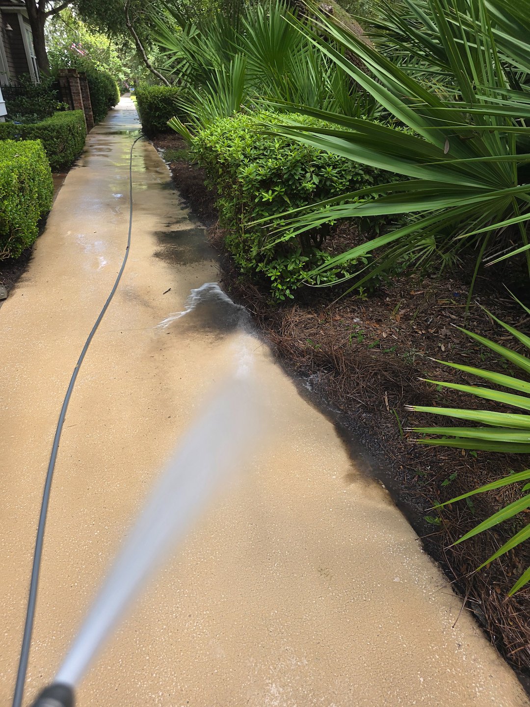 Sidewalk Washing Project in Amelia Park, Amelia Island FL
