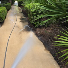 Sidewalk Washing Project in Amelia Park, Amelia Island FL