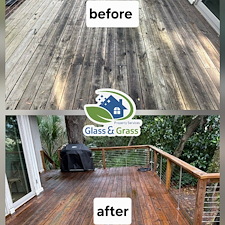 Summer Patio Washing transformation on Amelia Island, Florida 