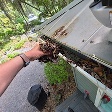 Top Quality Gutter Cleaning in Yulee, FL for Riverfront Home on Blackrock Road