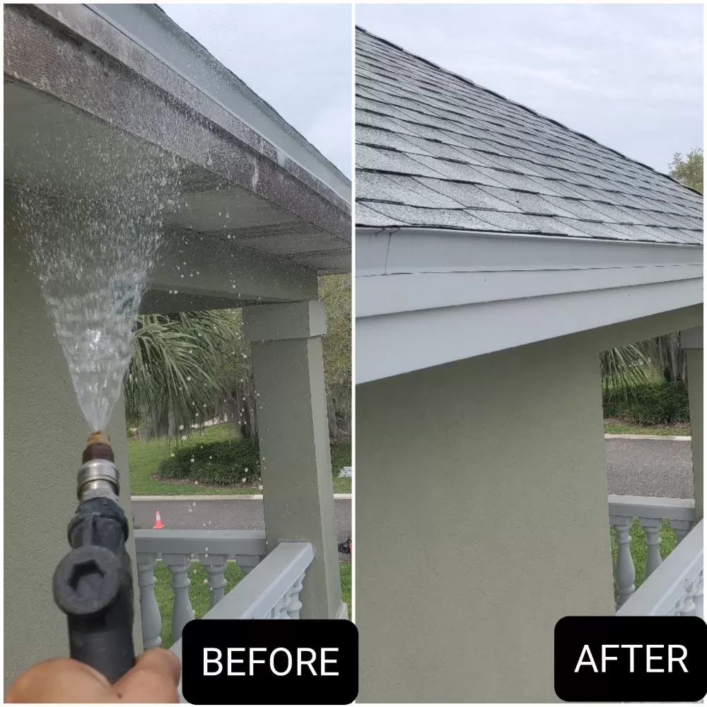 Pressure Washing Roof Shingles